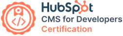 HubSpot CMS Developers Certification Badge