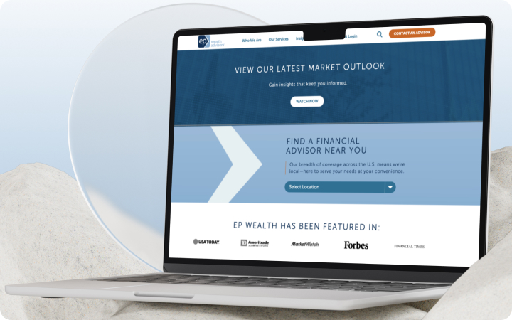 EP Wealth Website preview