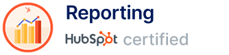 HubSpot Reporting Certified Badge
