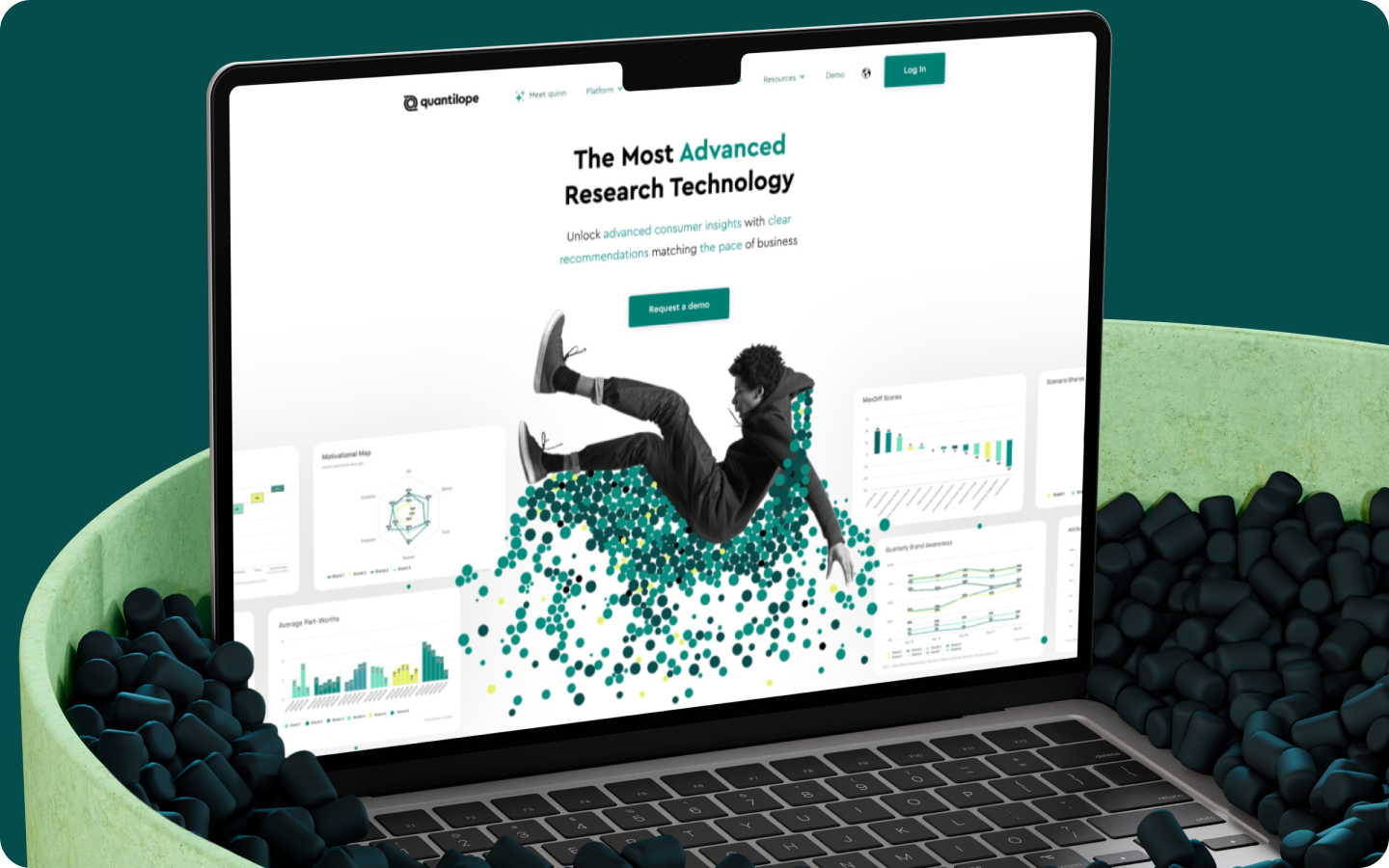 Quantilope Website Screenshot
