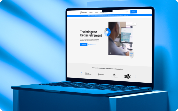 Pontera Homepage Preview